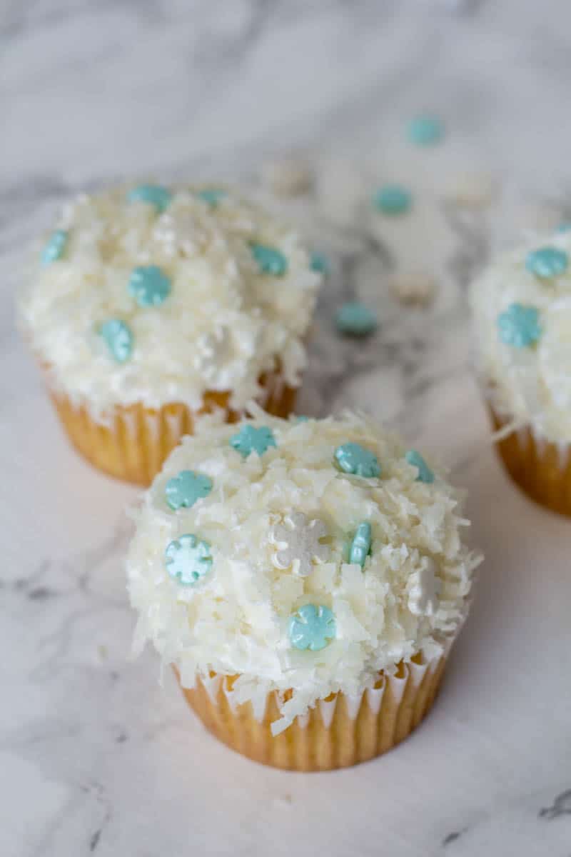 Frozen cupcakes