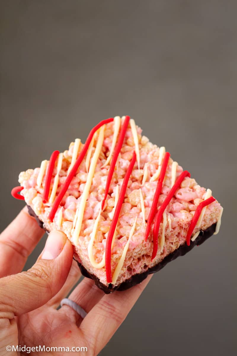 Peppermint Rice Krispies Treats Snowballs