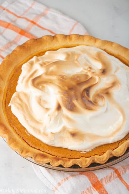 Sweet Potato Pie with Marshmallow Meringue • MidgetMomma
