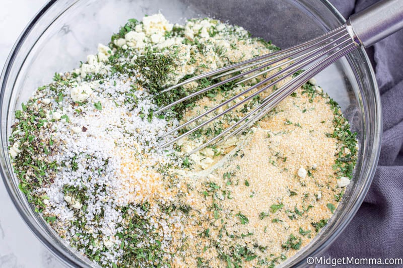 Homemade Ranch Mix in a bowl