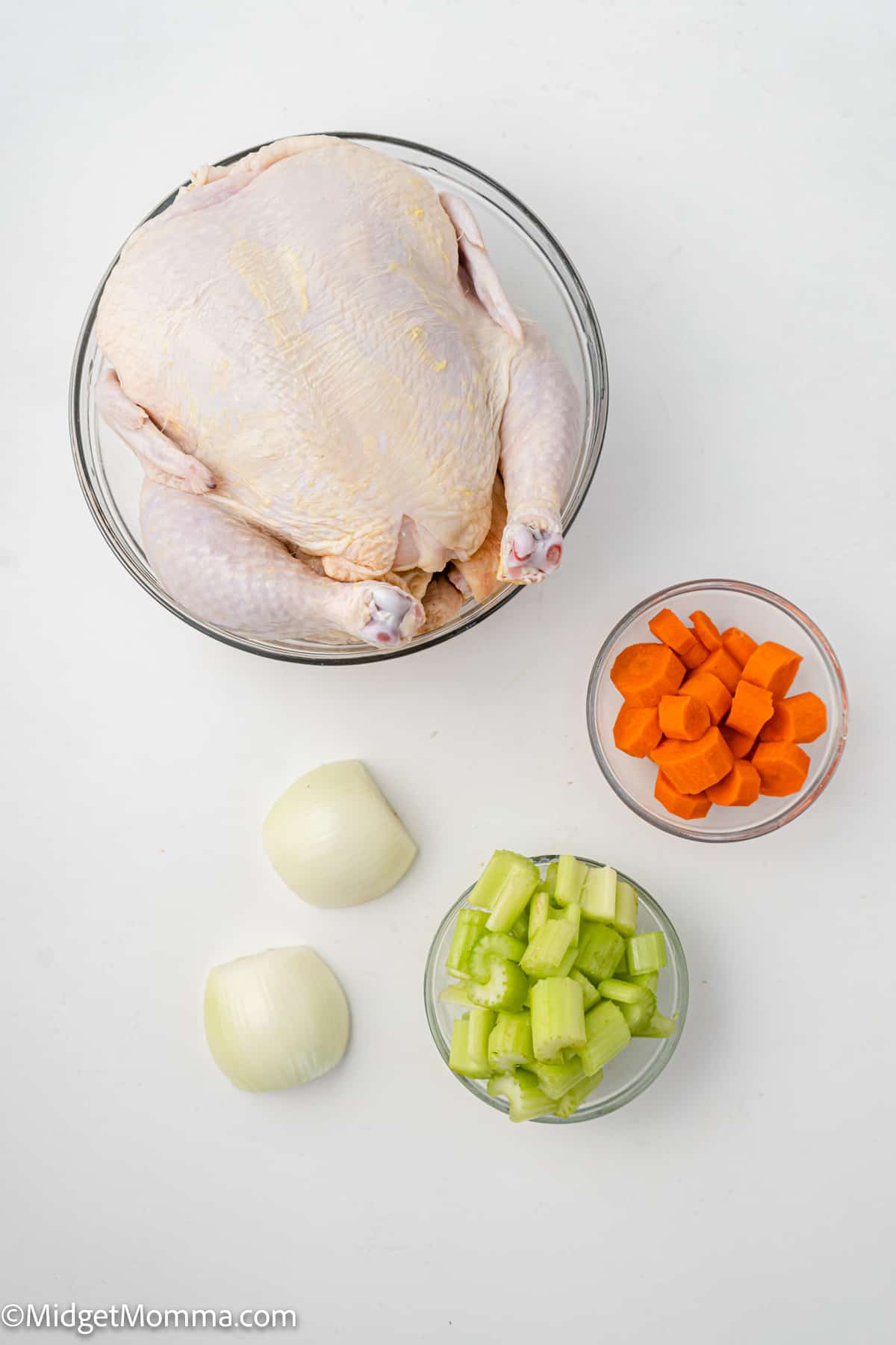 Homemade Chicken Broth Recipe ingredients