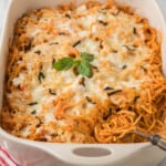 Cheesy Baked Spaghetti Recipe