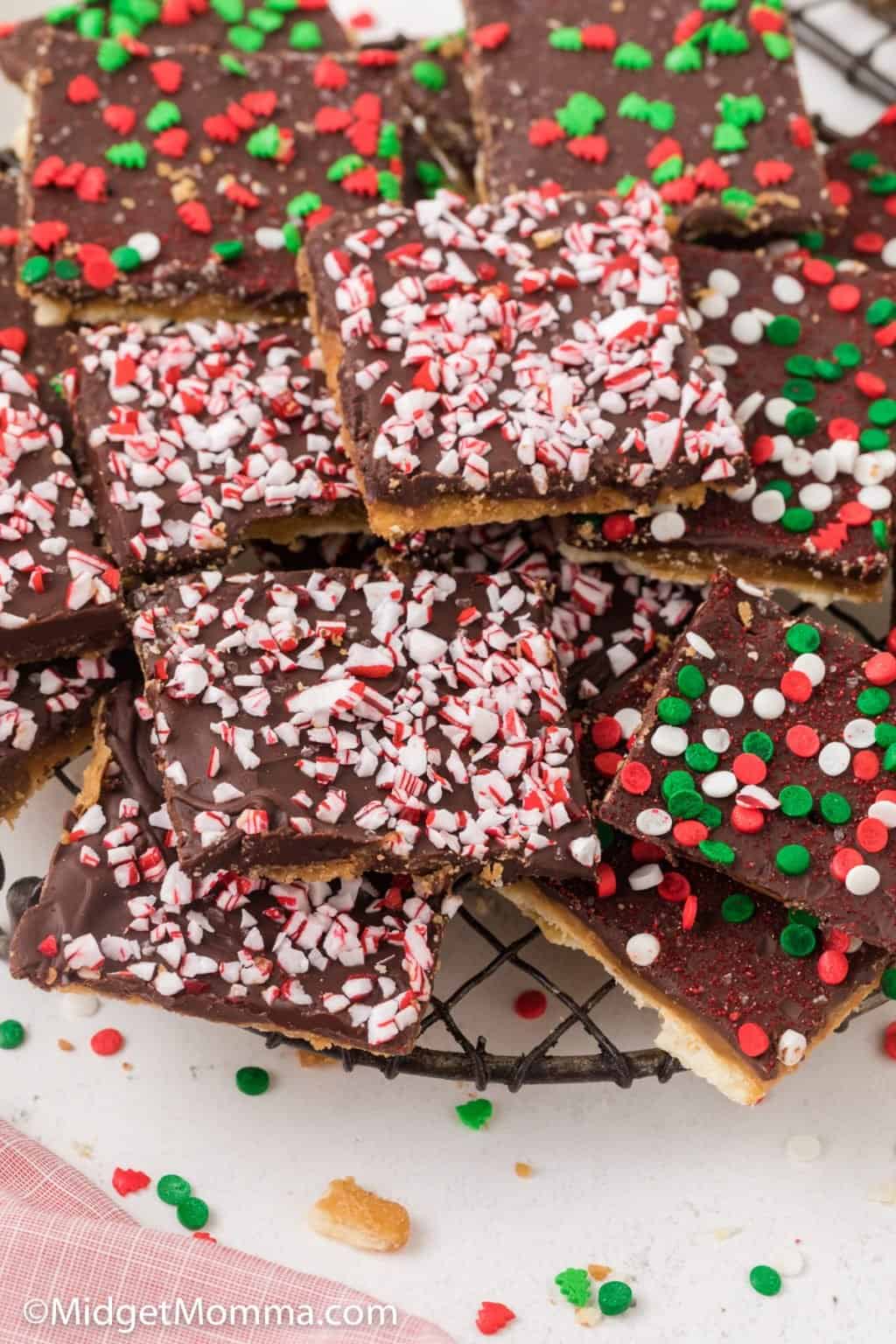The BEST Christmas Crack Recipe • MidgetMomma
