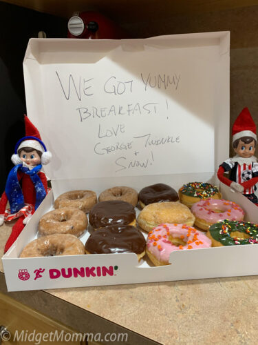 7 Fun Elf on the Shelf Ideas to do with Donuts! • MidgetMomma