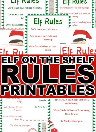 Elf Rules Printable