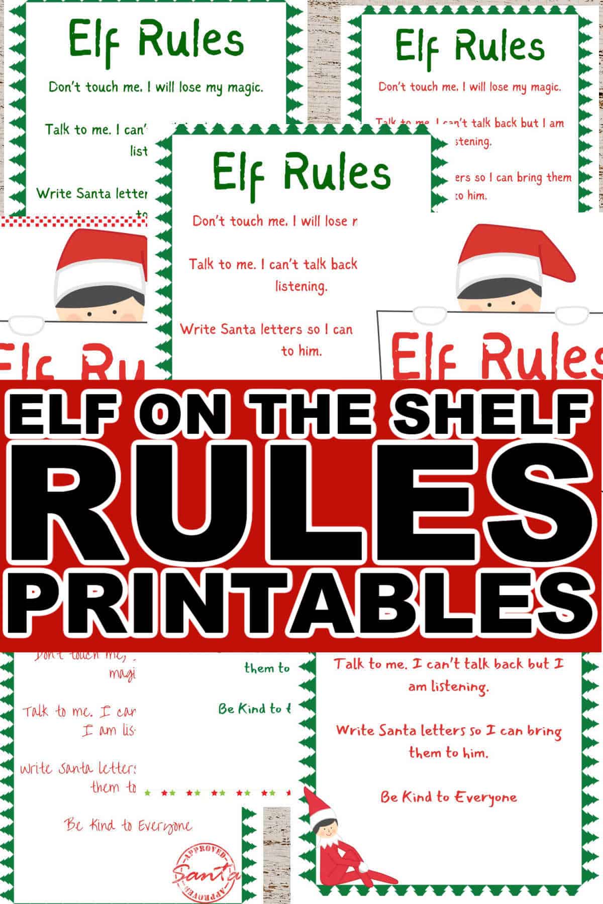 Elf Rules Printable