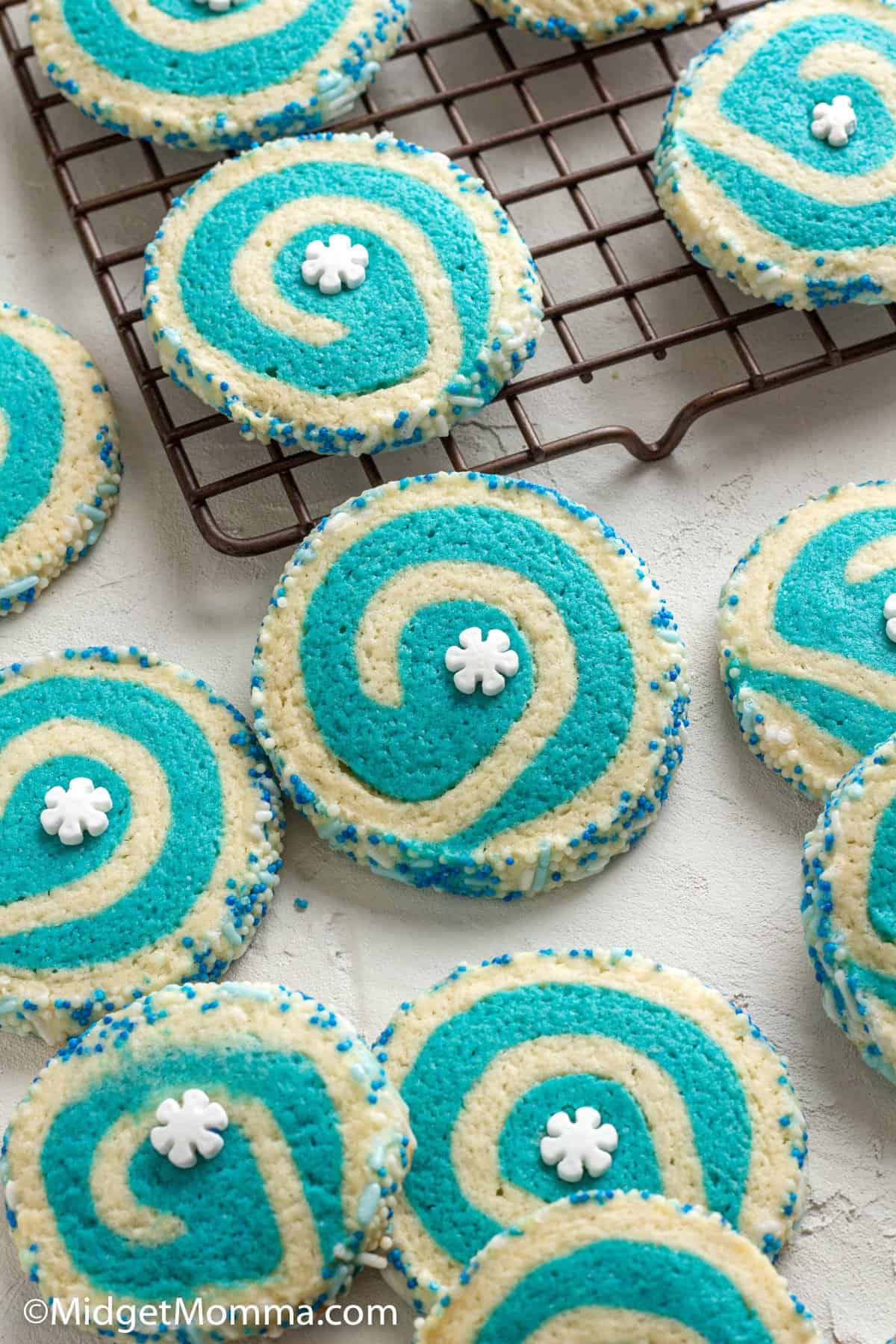  Frozen Movie Pinwheel Cookies