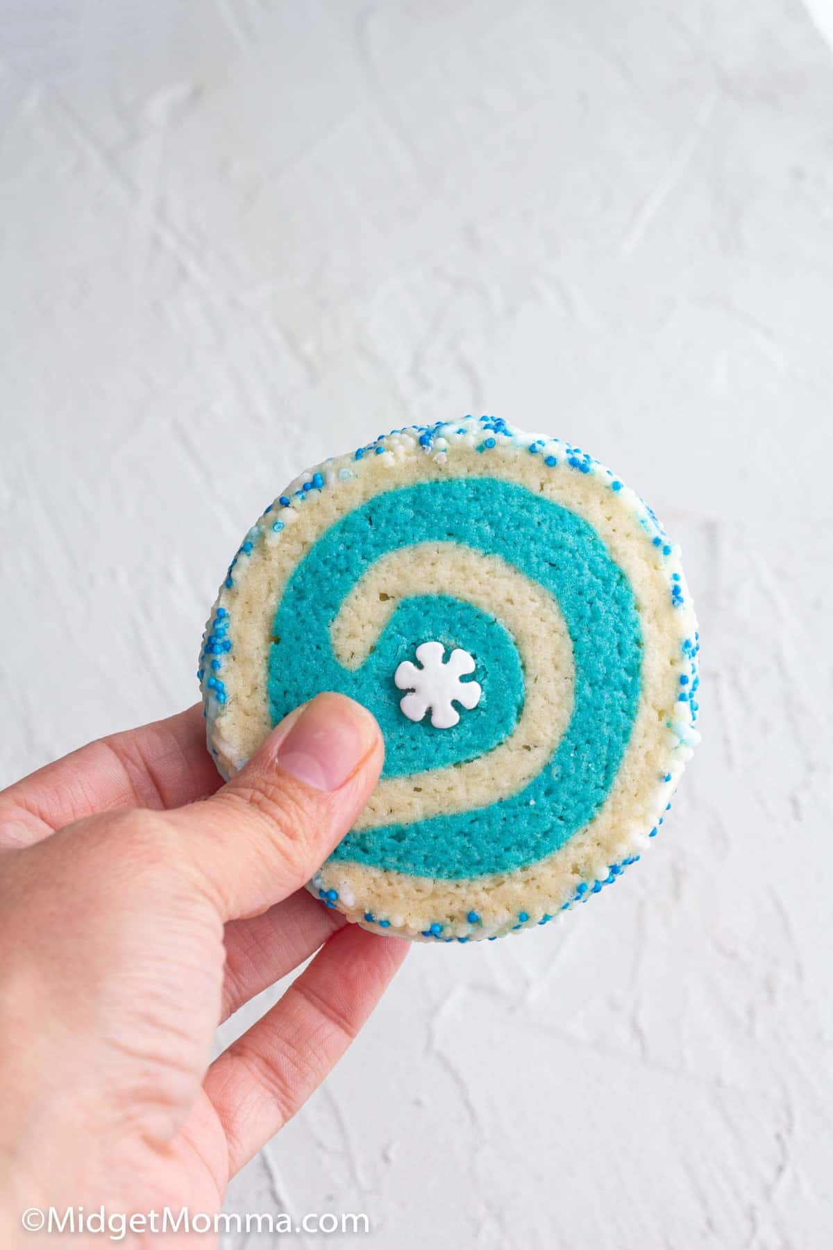 Frozen Movie Pinwheel Cookies