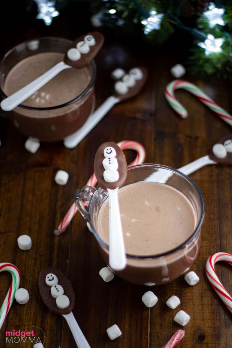 how to make hot chocolate spoons