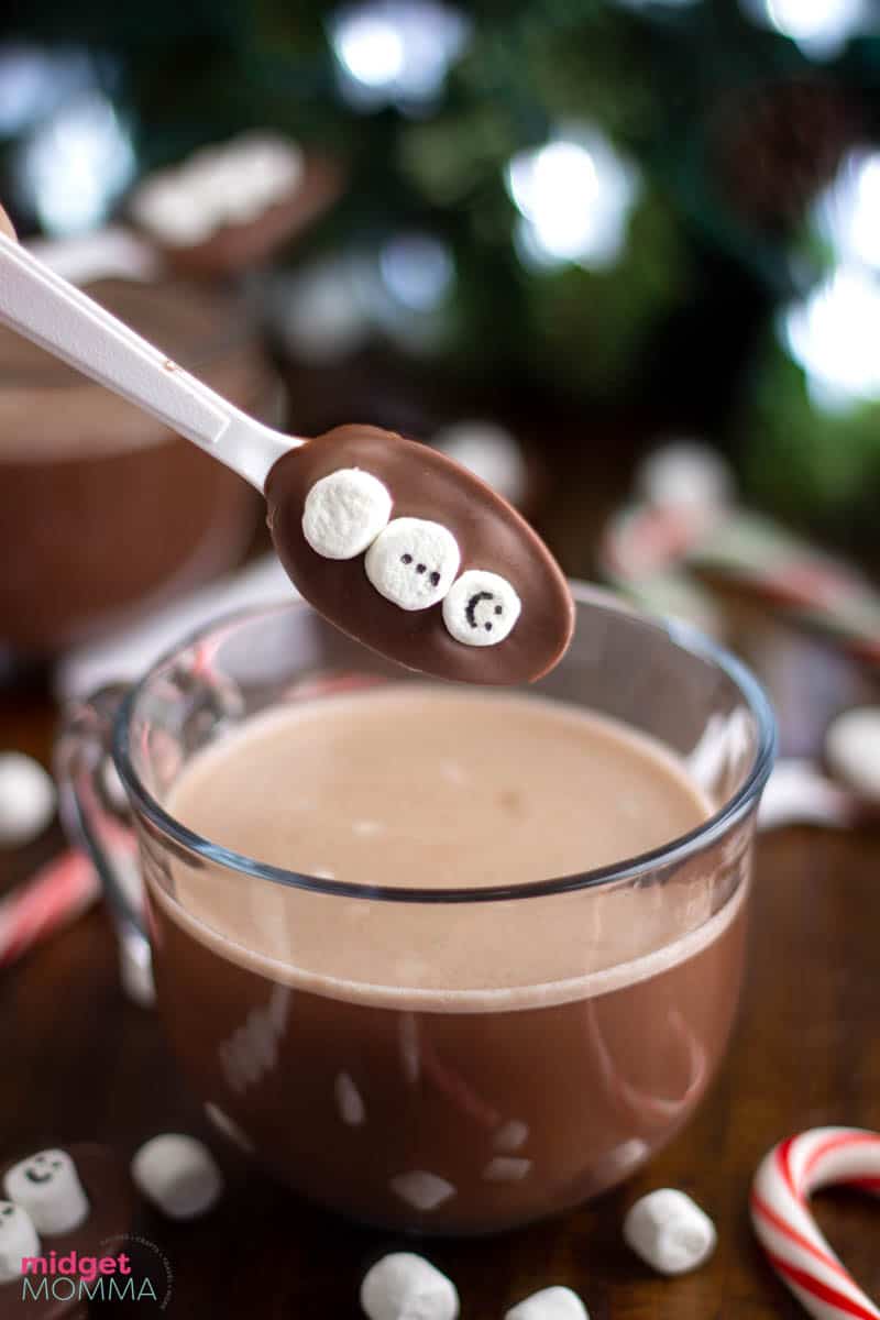 Easy hot chocolate spoons