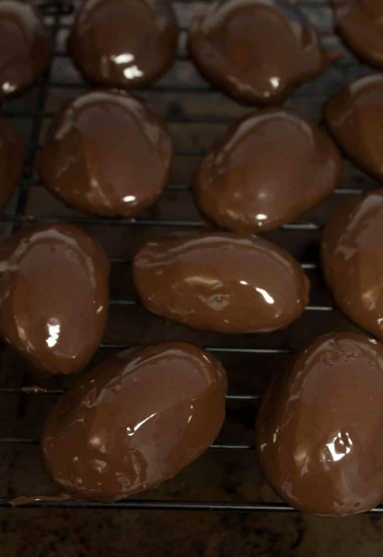 Chocolate Covered Marshmallow Eggs • MidgetMomma