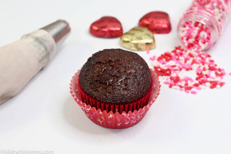 Chocolate Valentine's Day Cupcakes