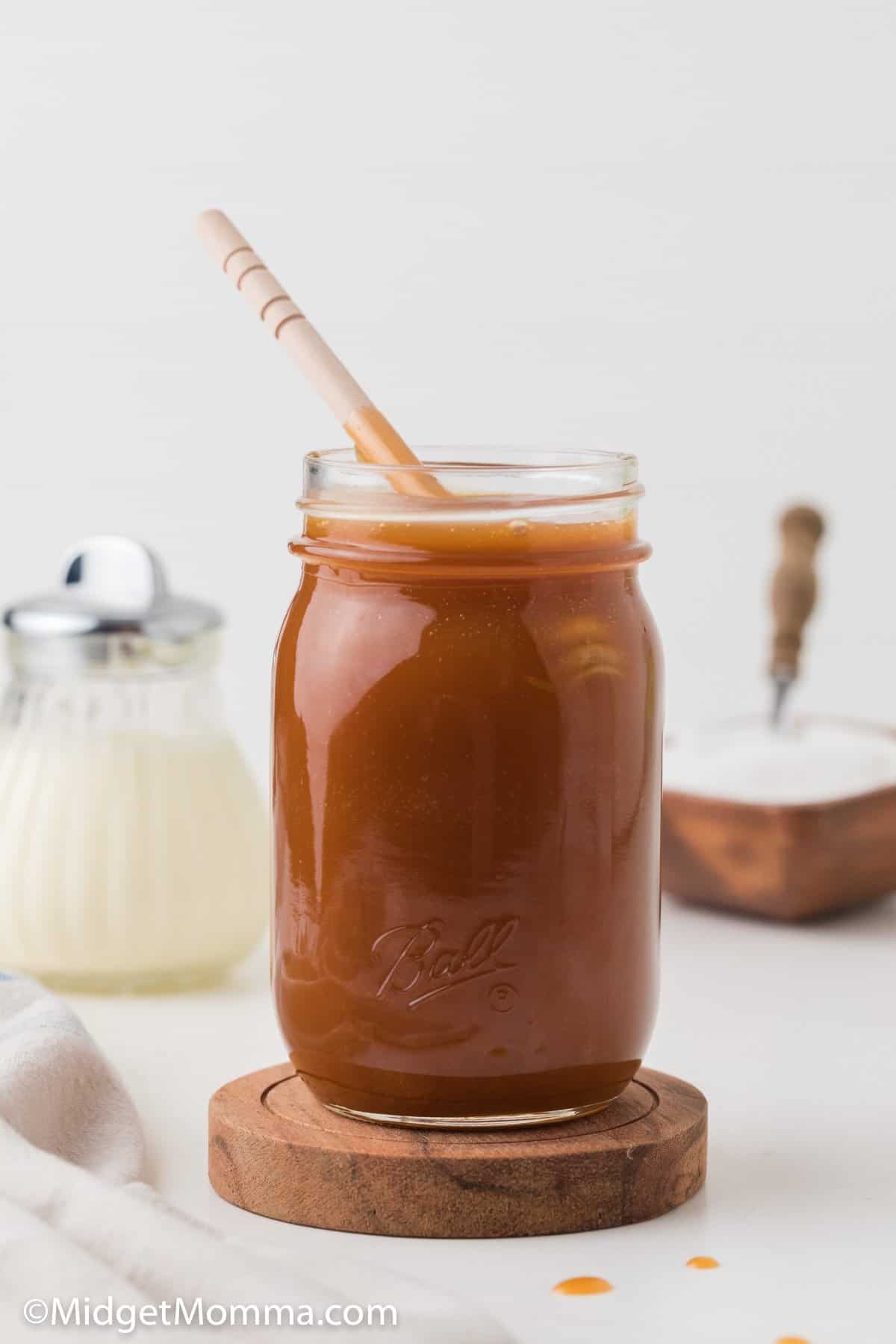 How to Make Homemade Caramel Sauce • MidgetMomma