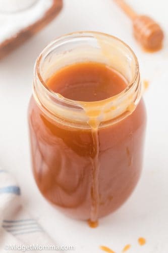 How to Make Homemade Caramel Sauce • MidgetMomma