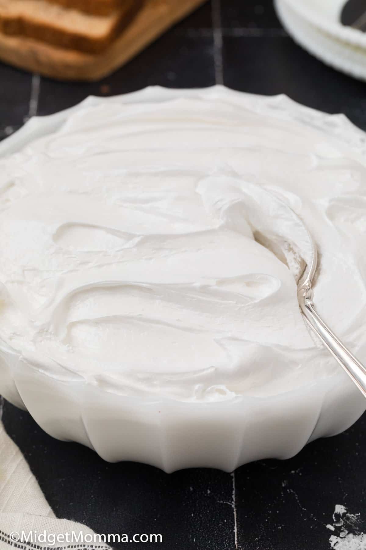 bowl of Homemade Marshmallow Fluff Recipe