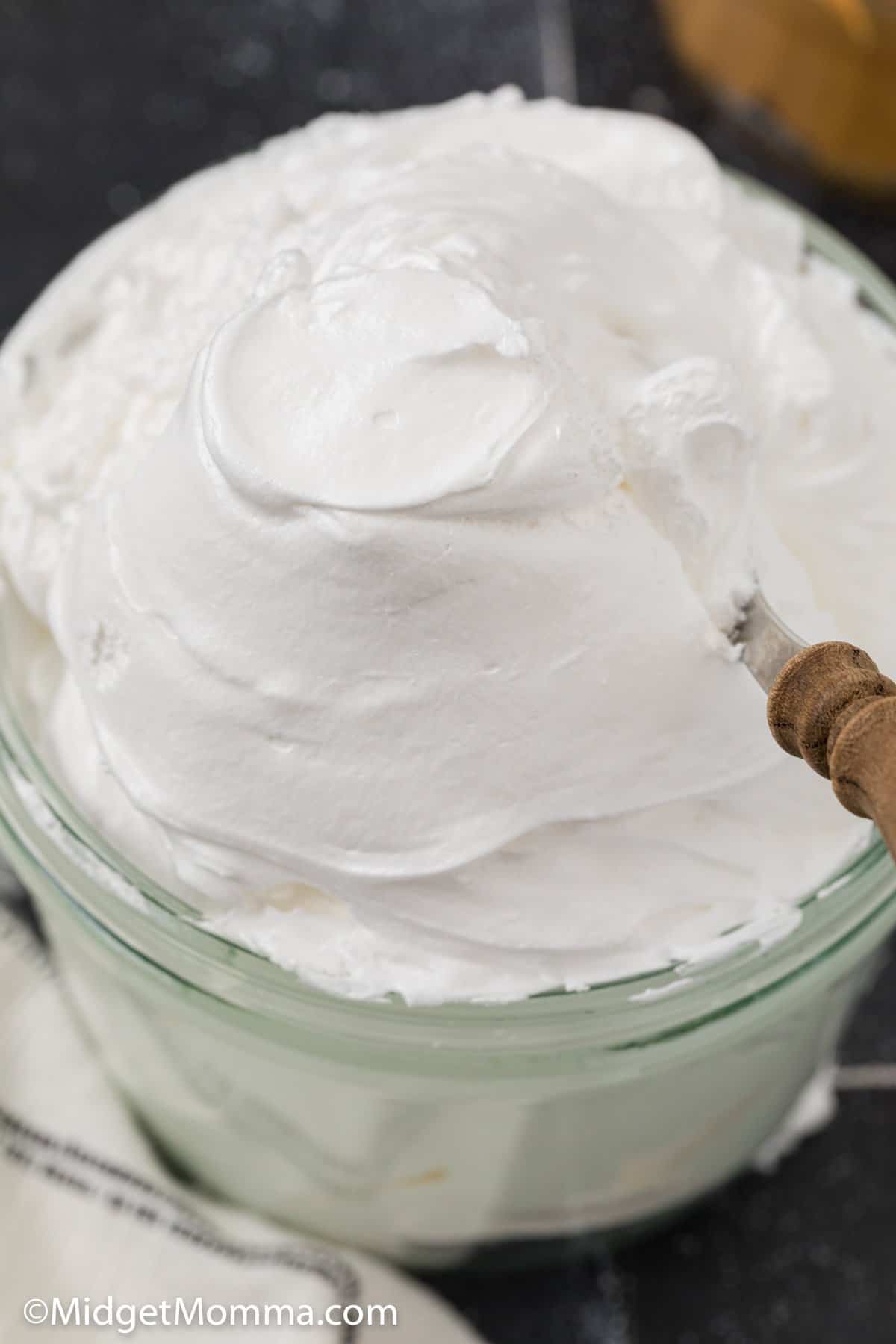 Homemade Marshmallow Fluff Recipe close up photo