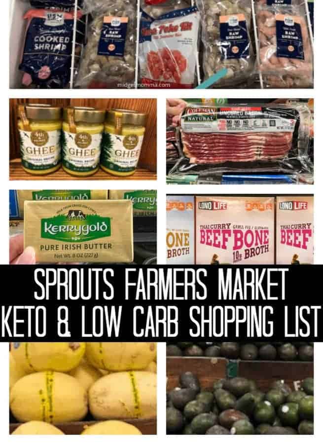 Sprouts Low Carb & Keto Shopping List • MidgetMomma