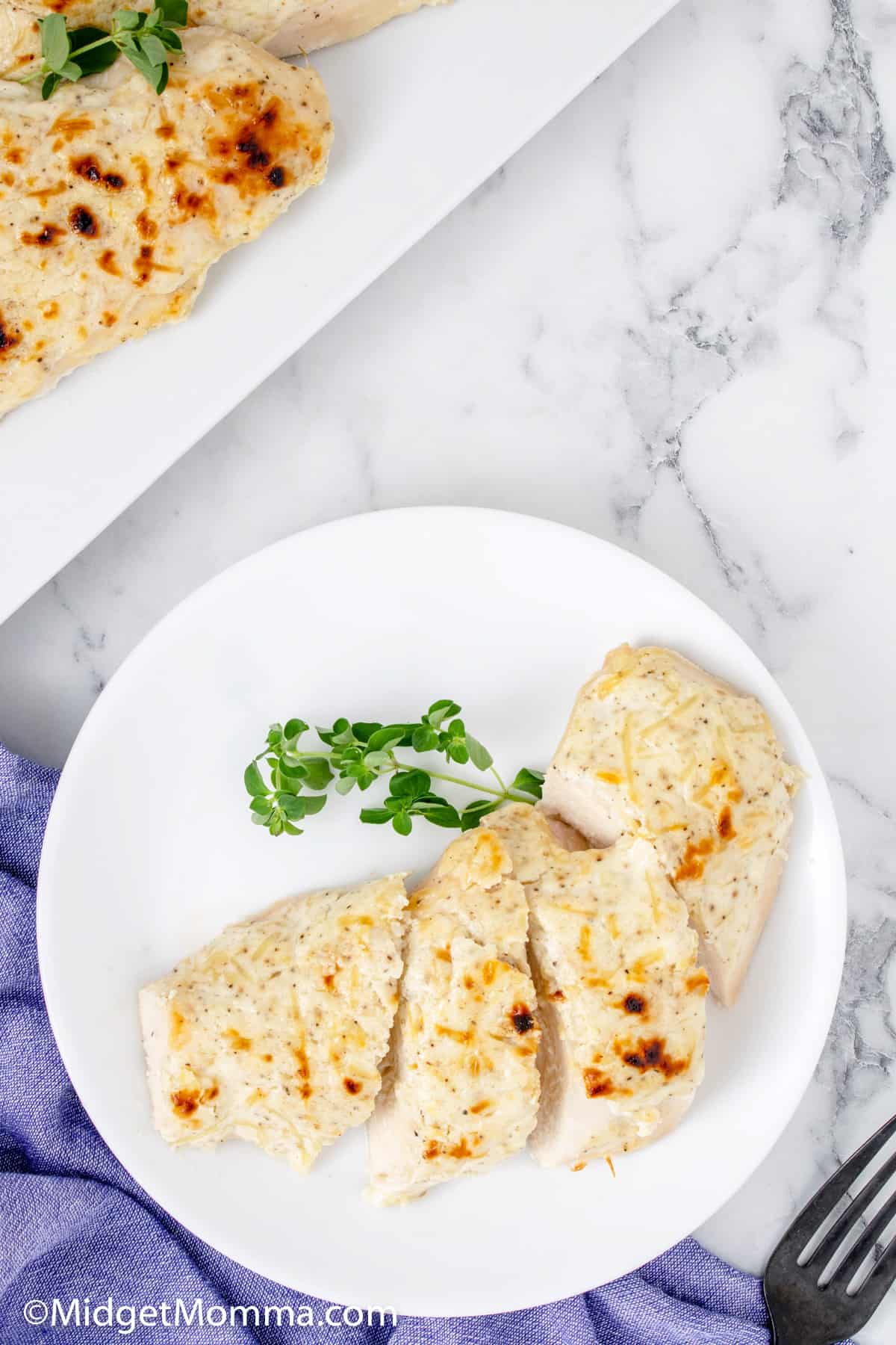 Oven Baked Garlic Parmesan Crusted Chicken