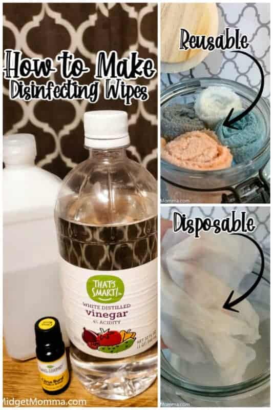How to Make Homemade Disinfecting Wipes • MidgetMomma