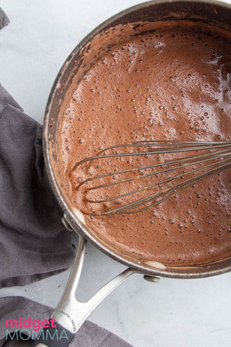 homemade chocolate pudding