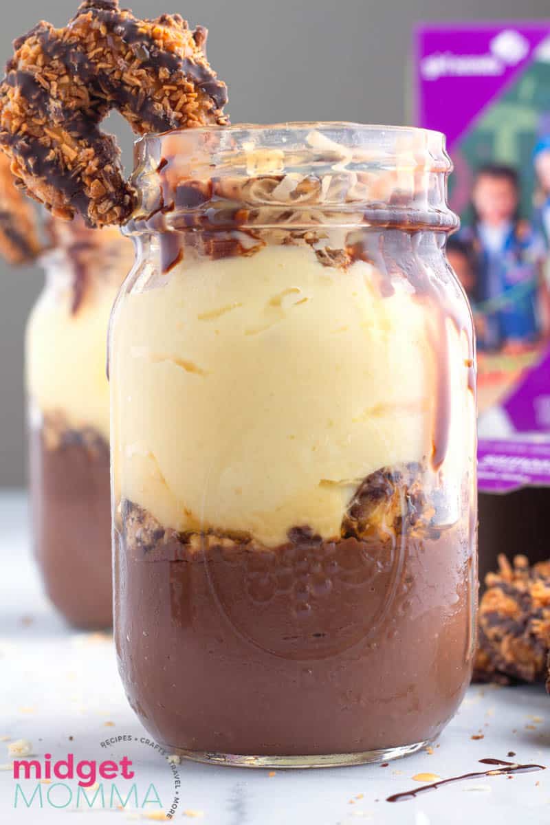 Samoa Pudding Parfaits