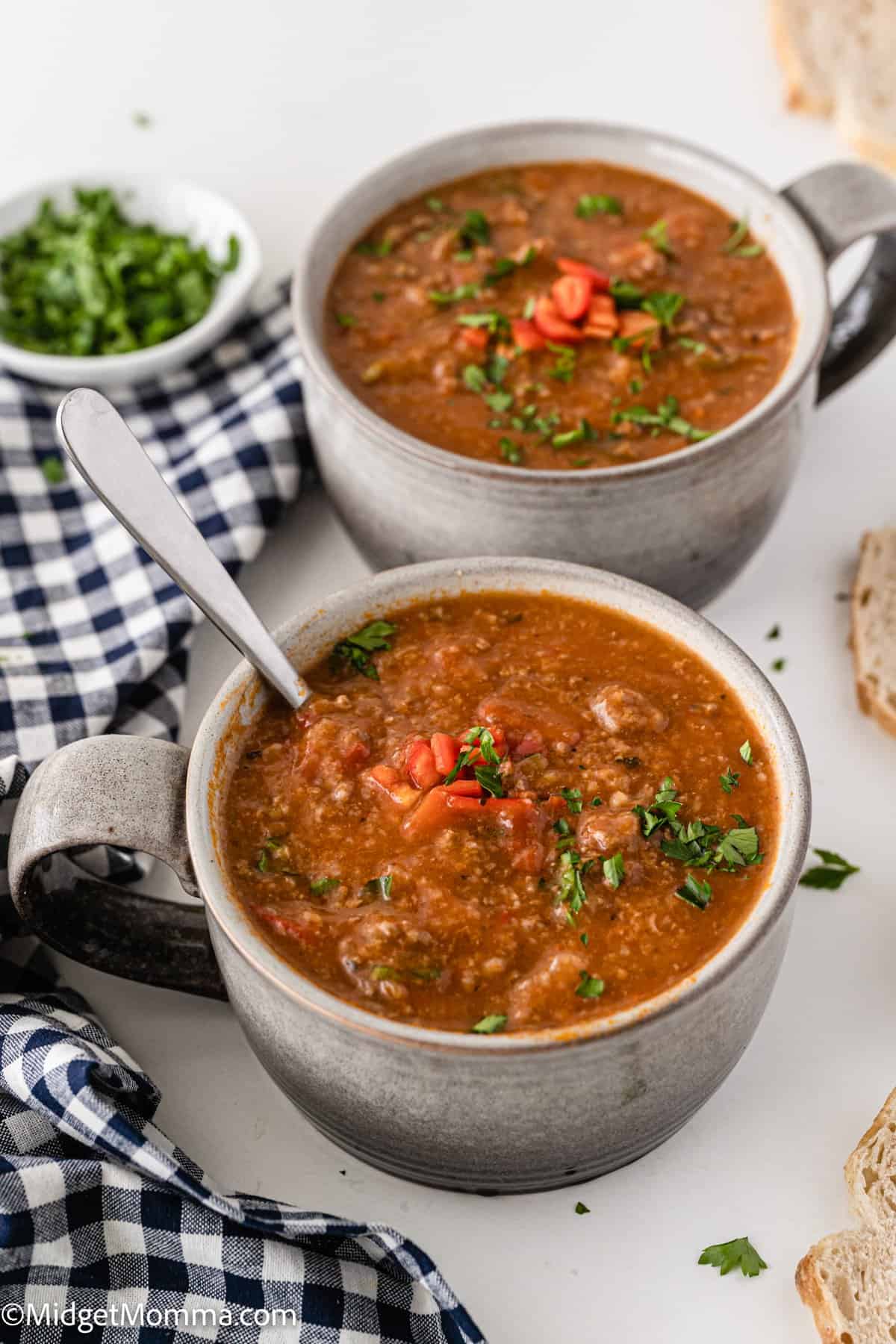 Slow Cooker Stuffed Pepper Soup Recipe