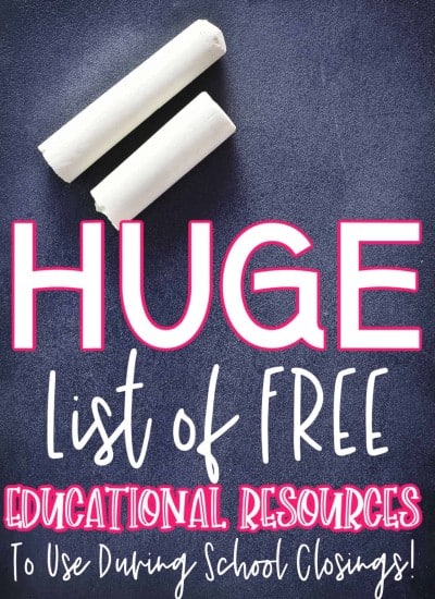 Educational Freebies to use at home