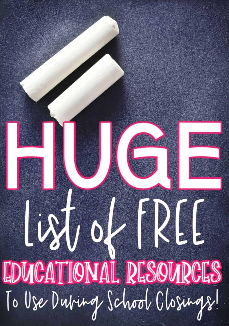 Educational Freebies to use at home