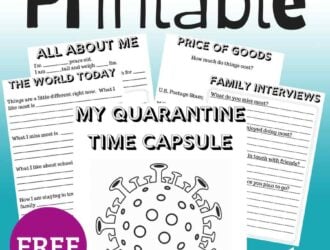 Covid-19 Coronavirus Time Capsule worksheets