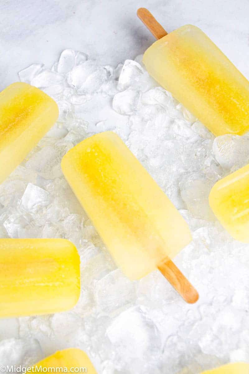 Mango homemade Pedialyte Freezer pops