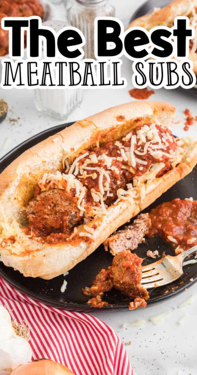 Marinara Meatball Sub with Homemade Meatballs