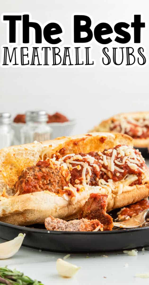 Marinara Meatball Sub with Homemade Meatballs