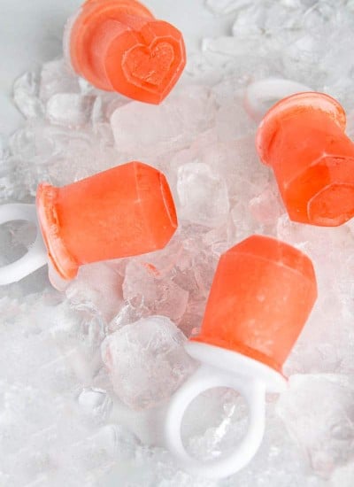 4 homemade pedialyte pops