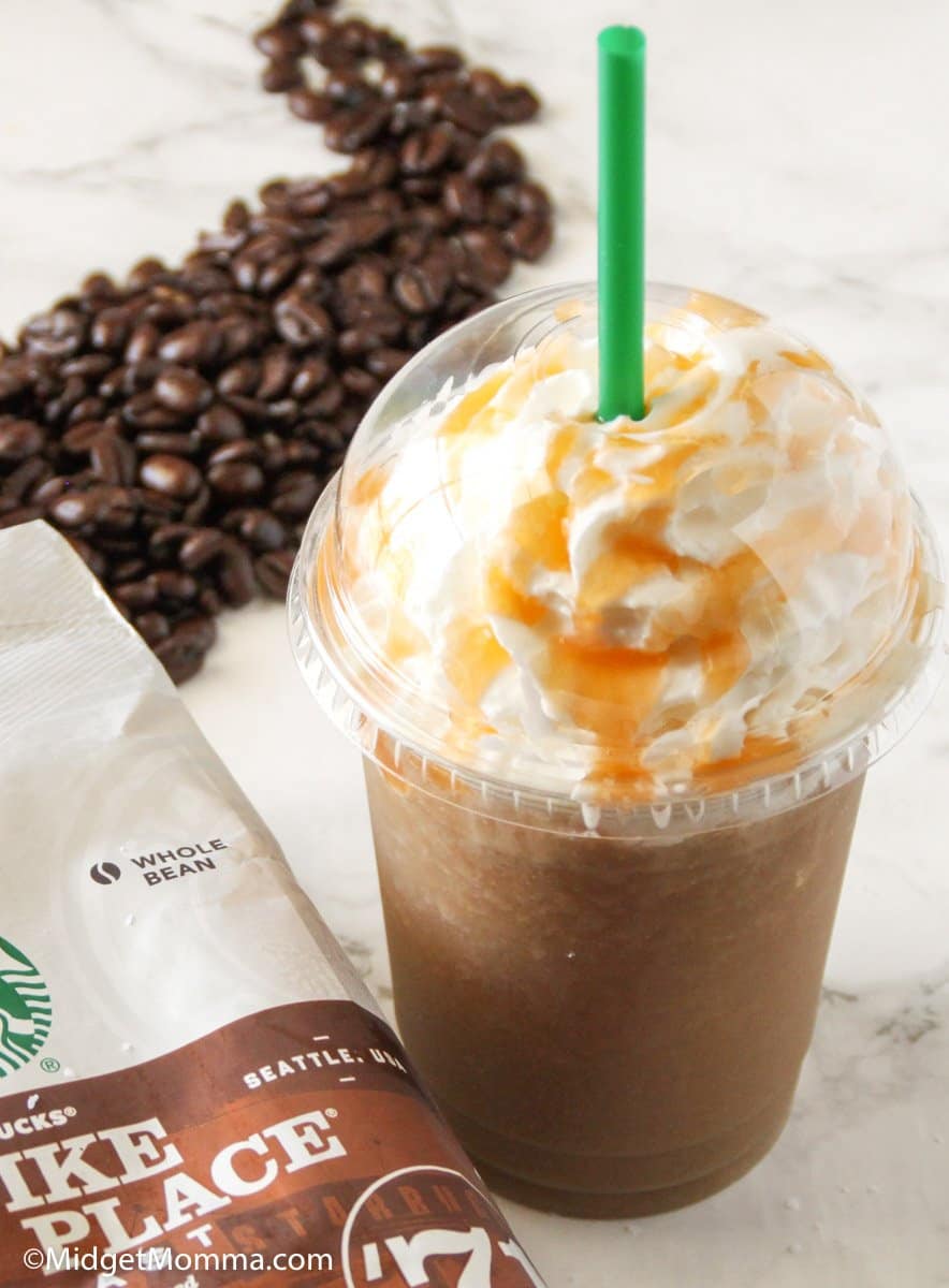 Salted Caramel Frappuccino (Copycat Starbucks Drink Recipe)
