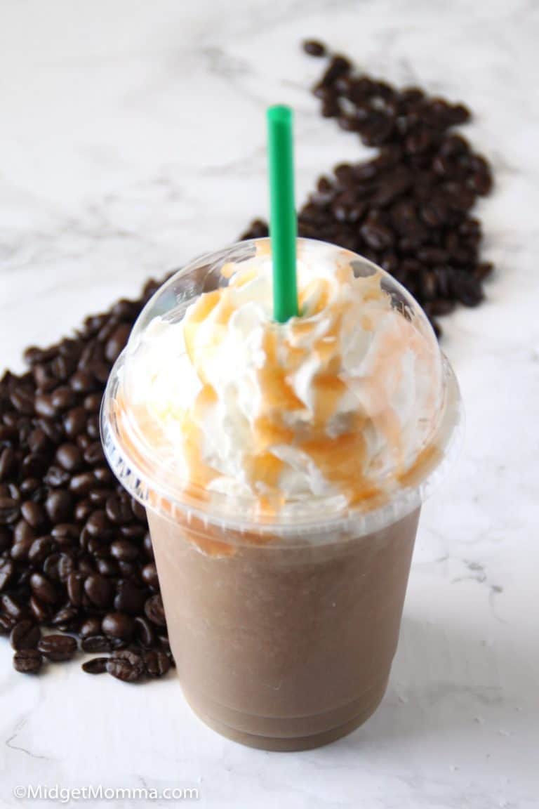 Salted Caramel Frappuccino (Copycat Starbucks Drink Recipe)