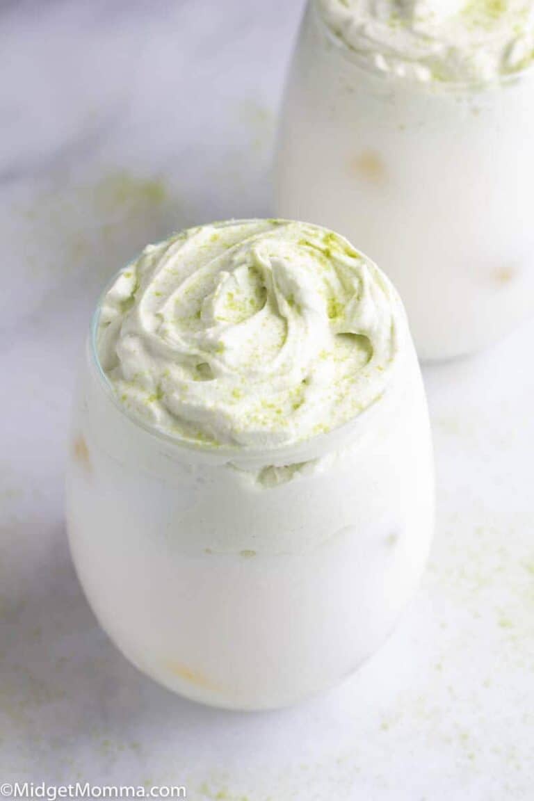 Whipped Dalgona Matcha Latte (Dalgona Style Green Tea)