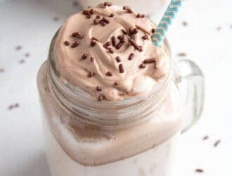 Whipped hot chocolate recipe