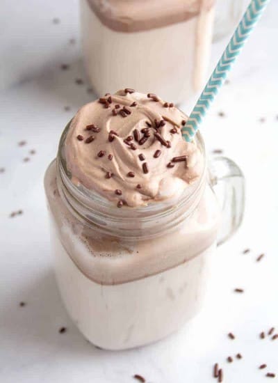 Whipped hot chocolate recipe