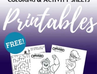 Onward Printable Coloring pages and activity sheets