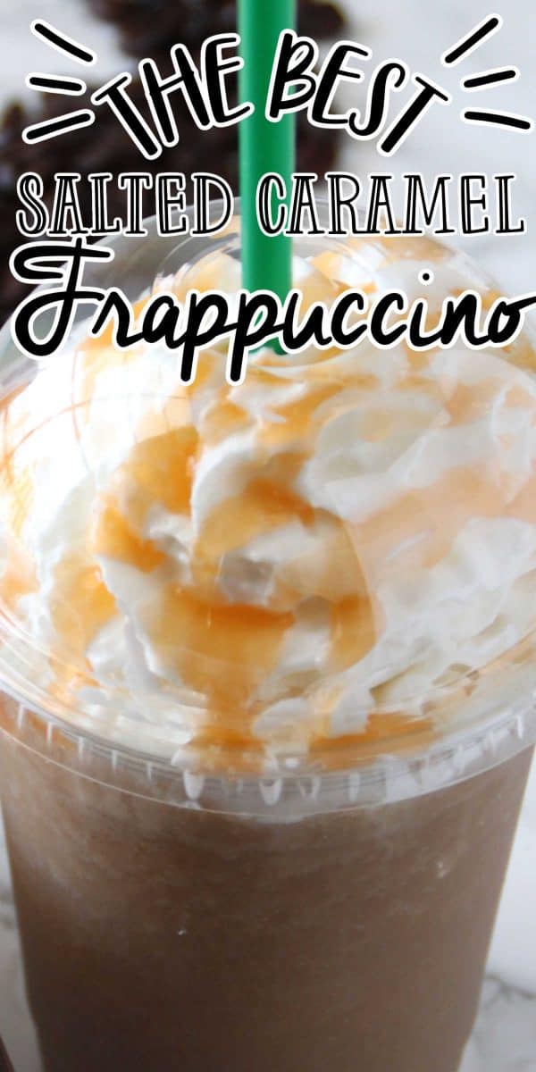 How to make the best homemade salted caramel frappuccino ever!
