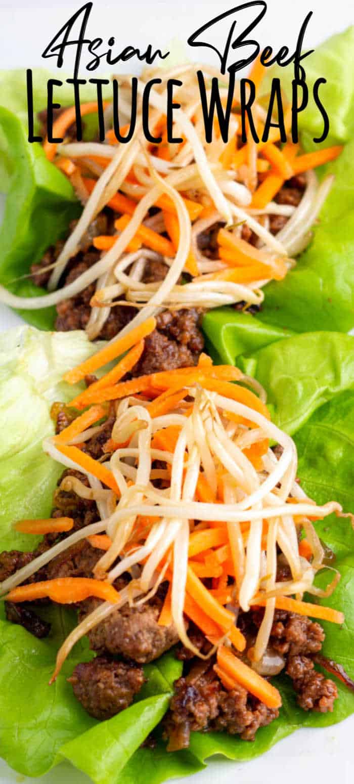 Crockpot Asian Beef Lettuce Wraps • MidgetMomma