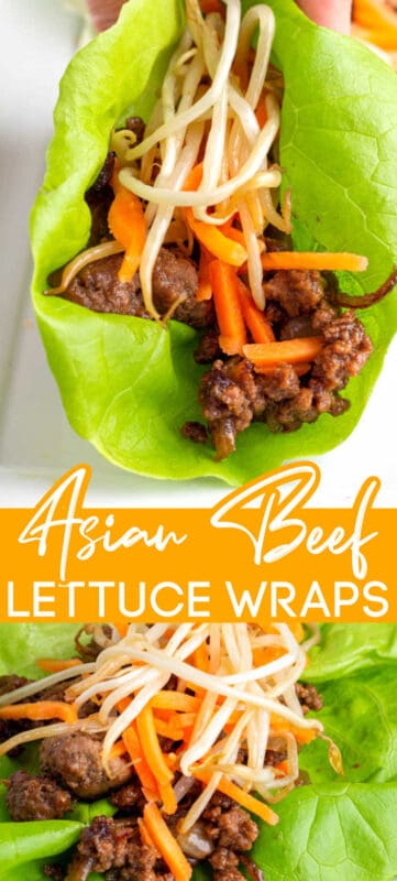 Crockpot Asian Beef Lettuce Wraps • MidgetMomma