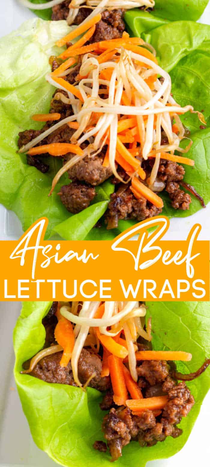Crockpot Asian Beef Lettuce Wraps • MidgetMomma