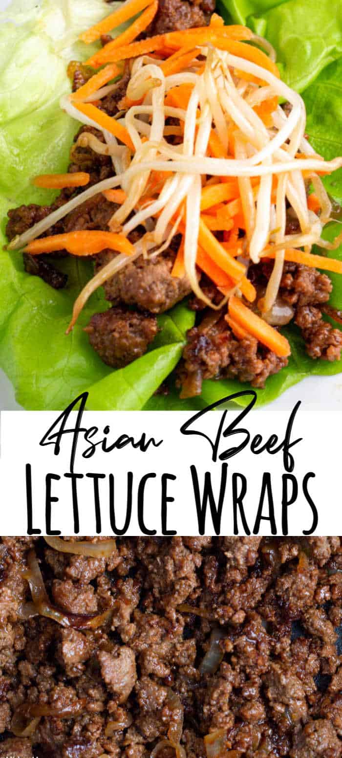 Crockpot Asian Beef Lettuce Wraps • MidgetMomma