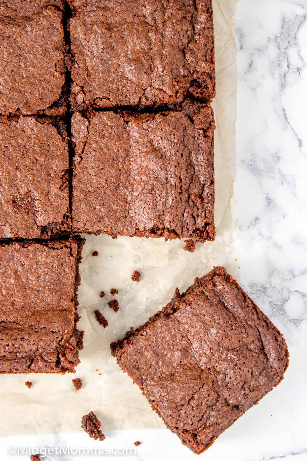 Homemade fudgy Brownies