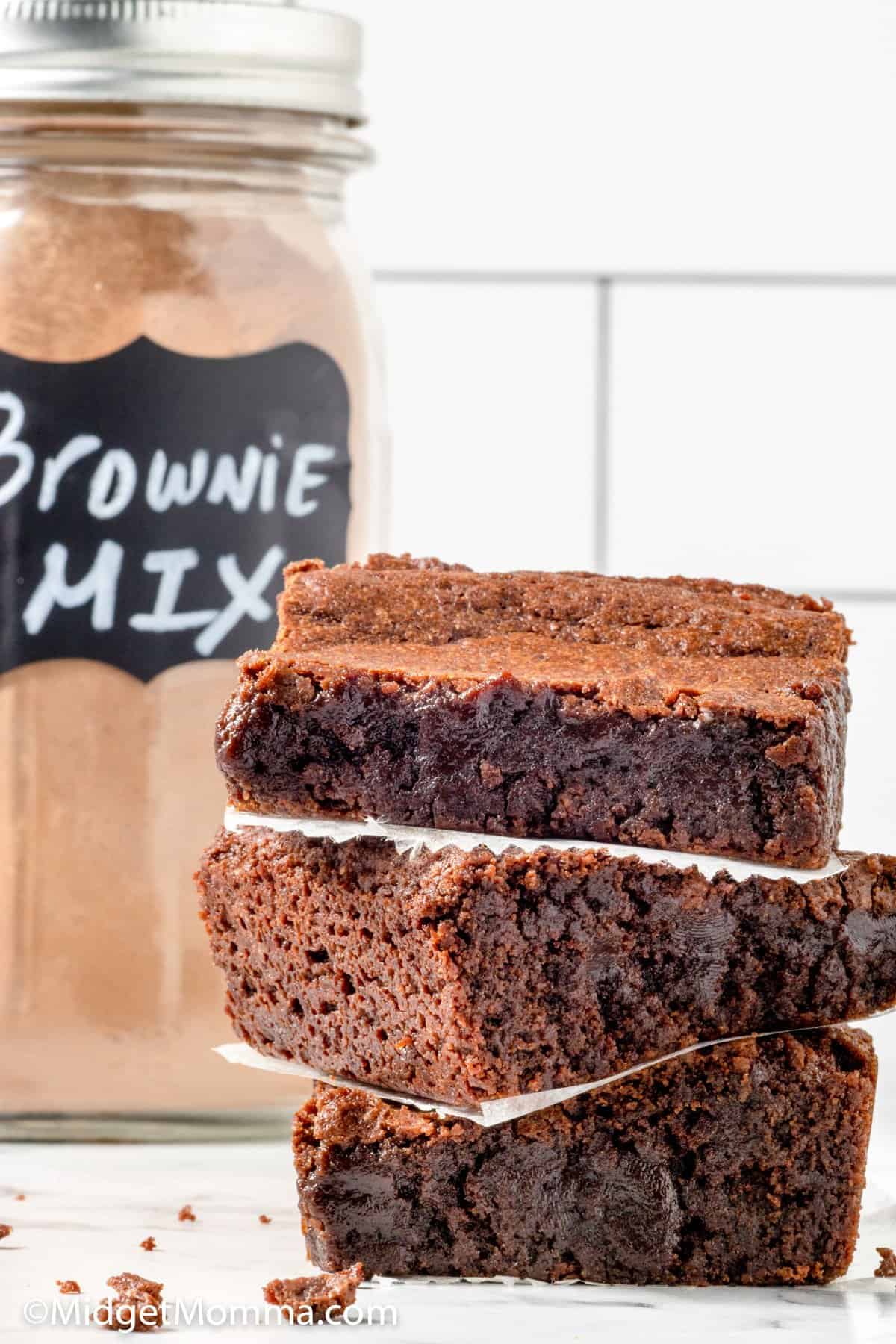 Fudgy Brownies from Scratch with M&M's - That Skinny Chick Can Bake