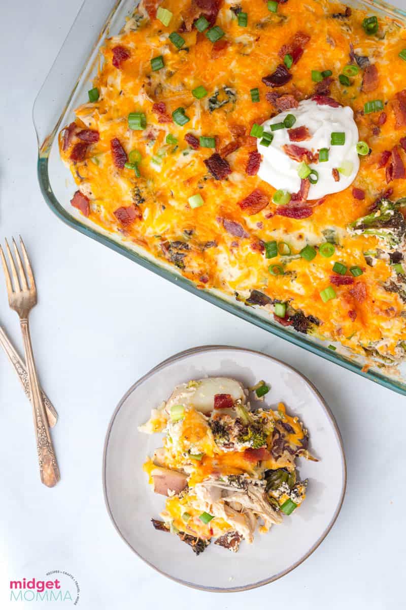 Loaded Chicken and Potato Casserole