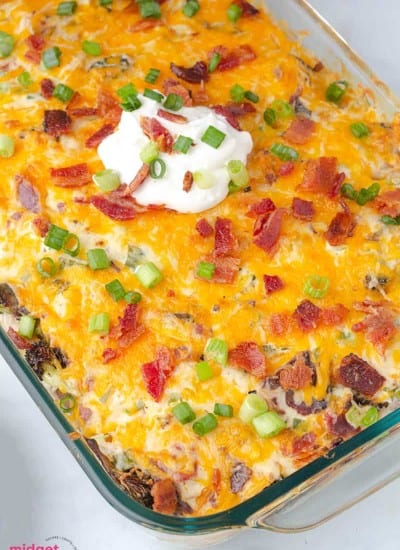 Loaded Chicken and Potato Casserole