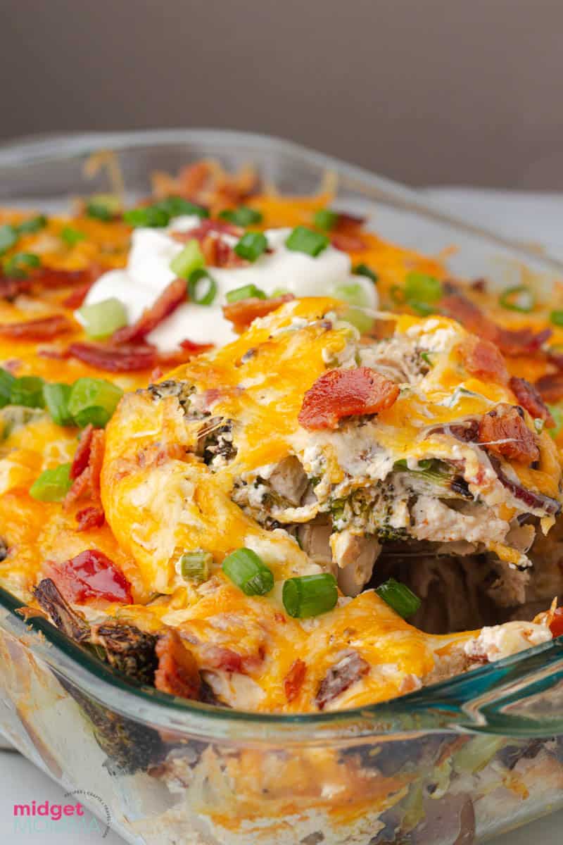 Loaded Chicken and Potato Casserole