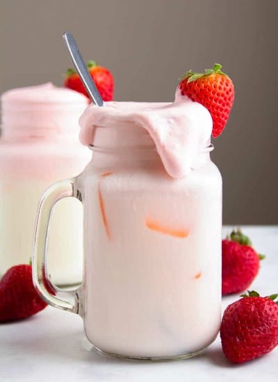 Whipped Strawberry Milk Recipe